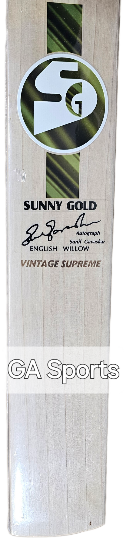 SG Sunny Gold Vintage Supreme Short Handle English Willow Cricket Bat