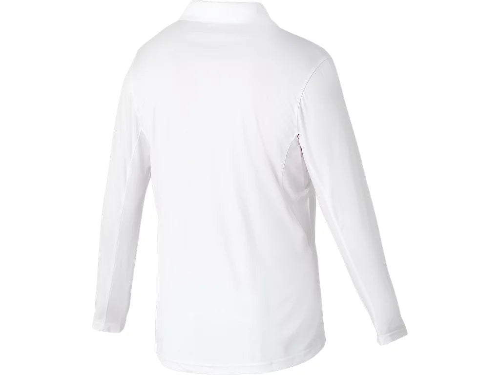 ASICS Cricket Shirt Long Sleeves White 2023/24