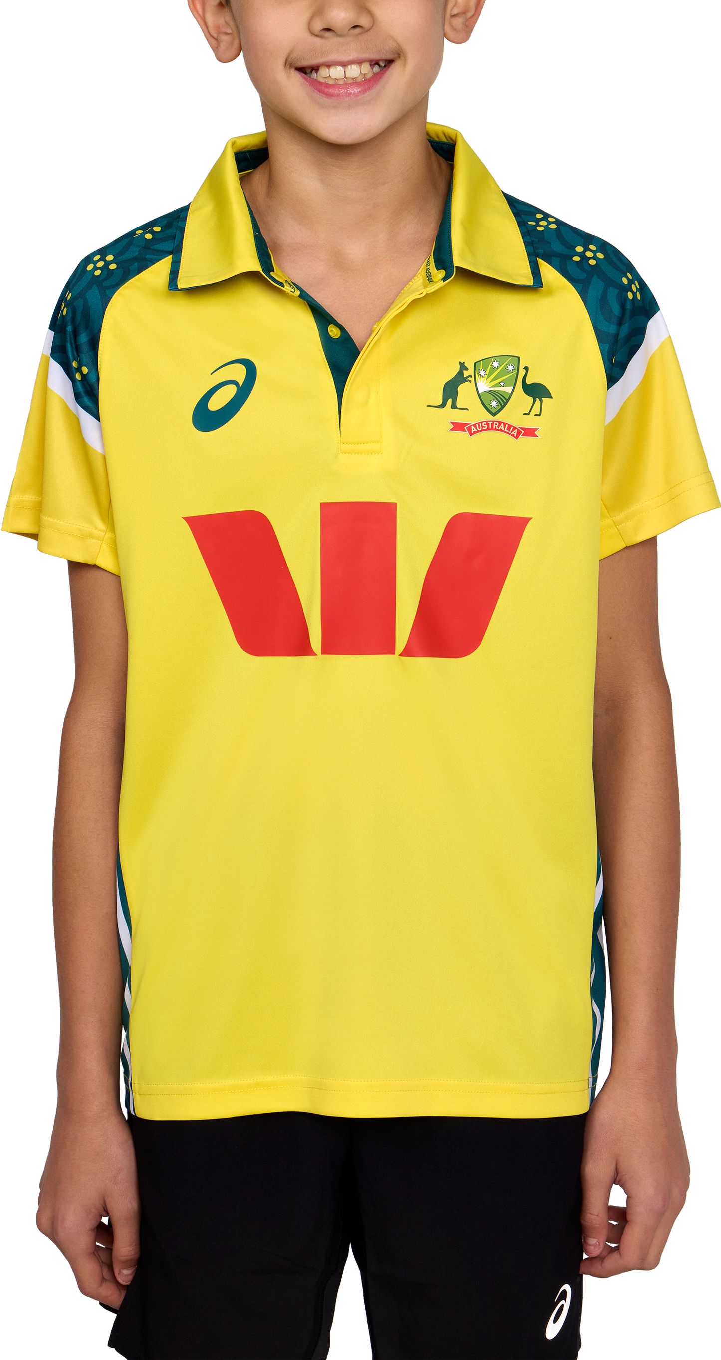 Asics Cricket Australia Replica ODI Home Shirt Youth