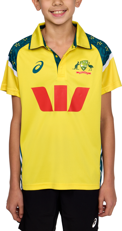 Asics Cricket Australia Replica ODI Home Shirt Youth