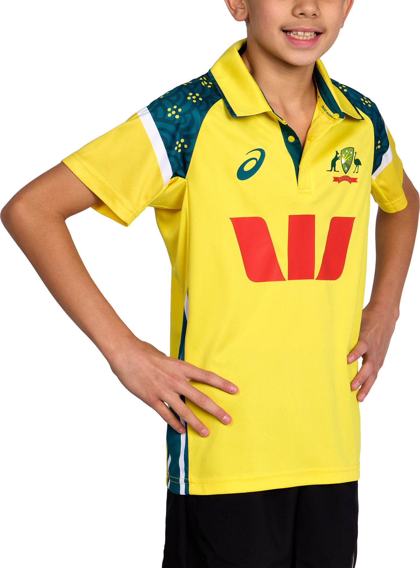 Asics Cricket Australia Replica ODI Home Shirt Youth