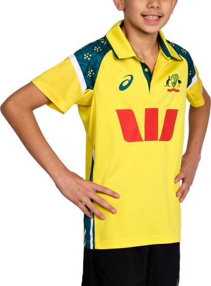 Asics Cricket Australia Replica ODI Home Shirt Youth