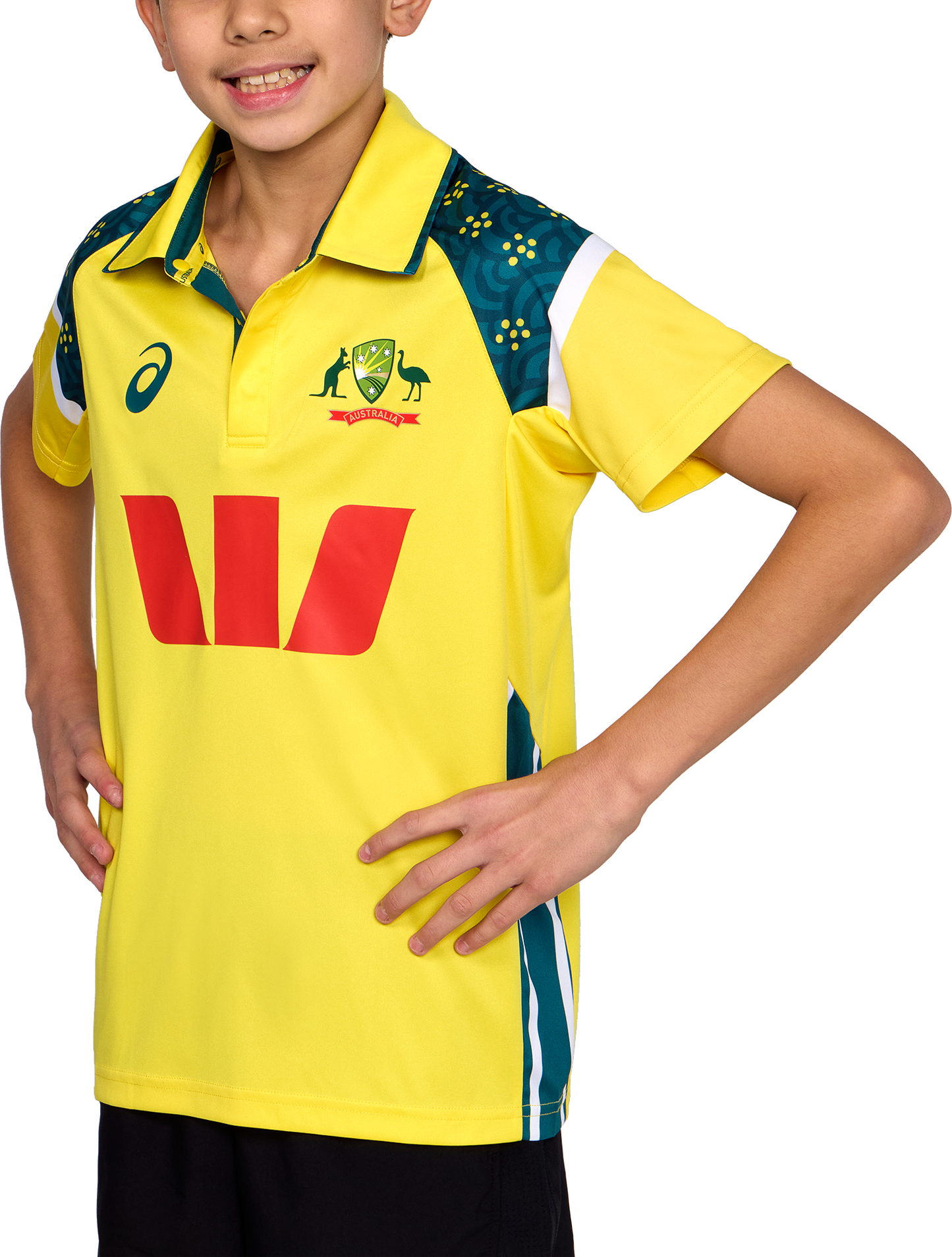 Asics Cricket Australia Replica ODI Home Shirt Youth
