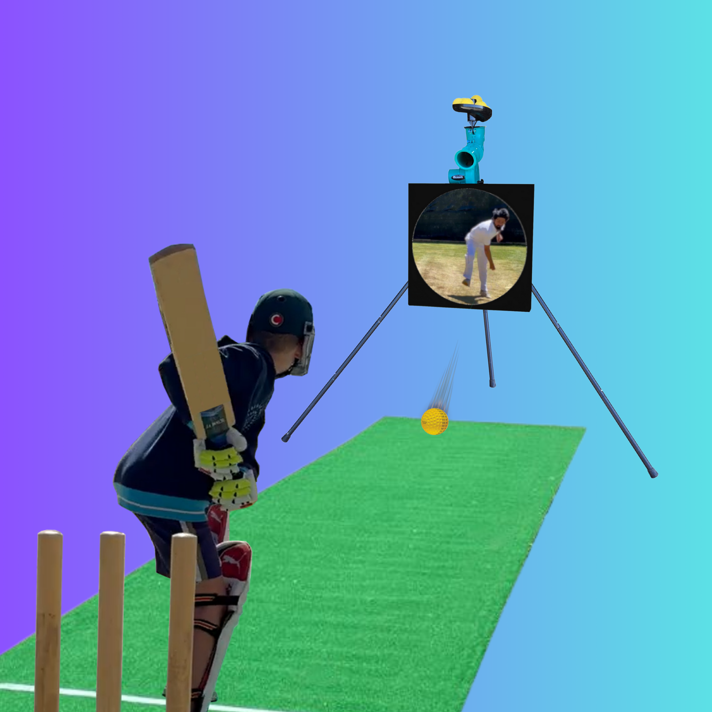 Paceman SIMFX Interactive Bowling Simulator Screen