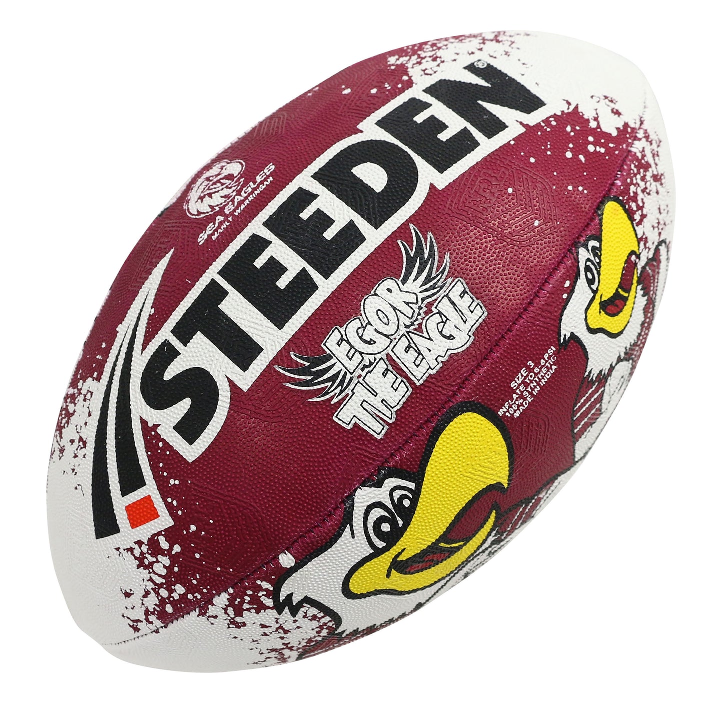 Steeden NRL Mascot Supporter Ball Size 3