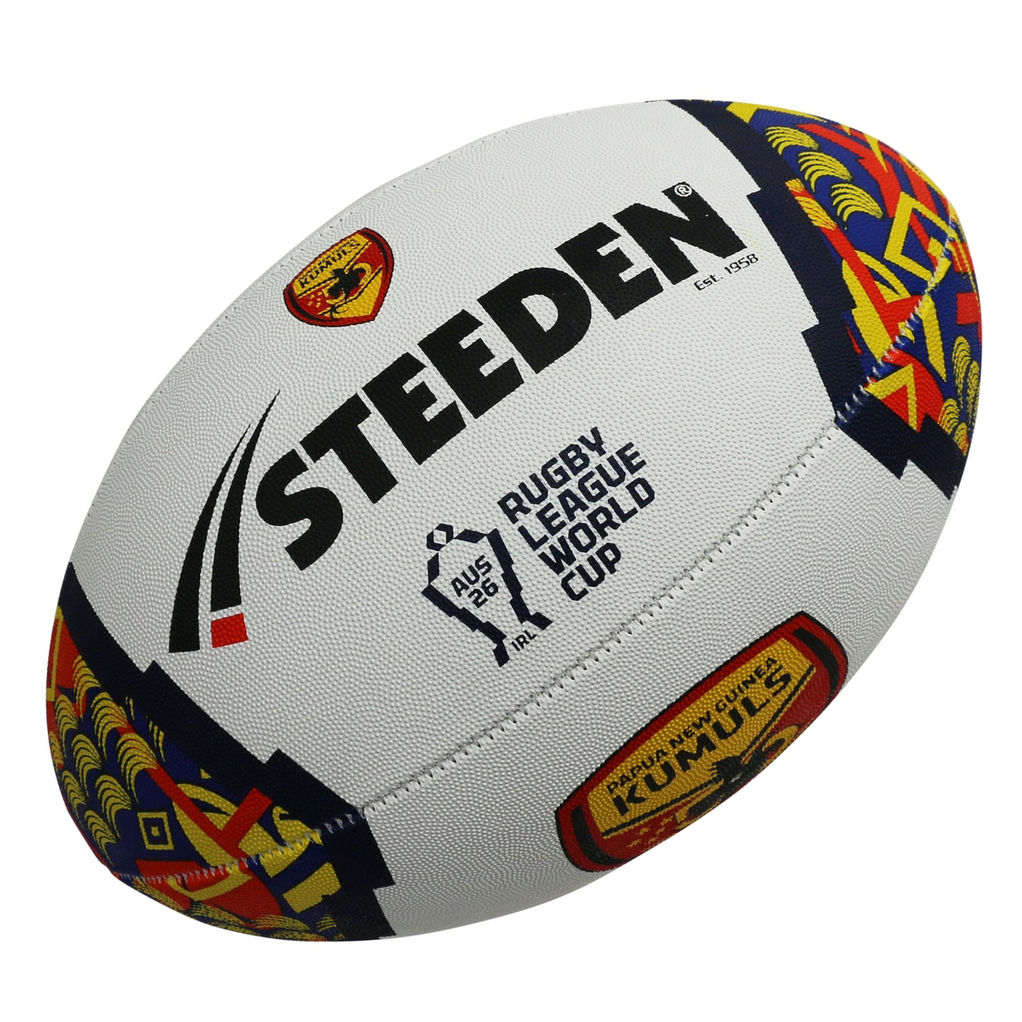Steeden Rugby League World Cup 2026 PNG Kumuls Supporter Ball