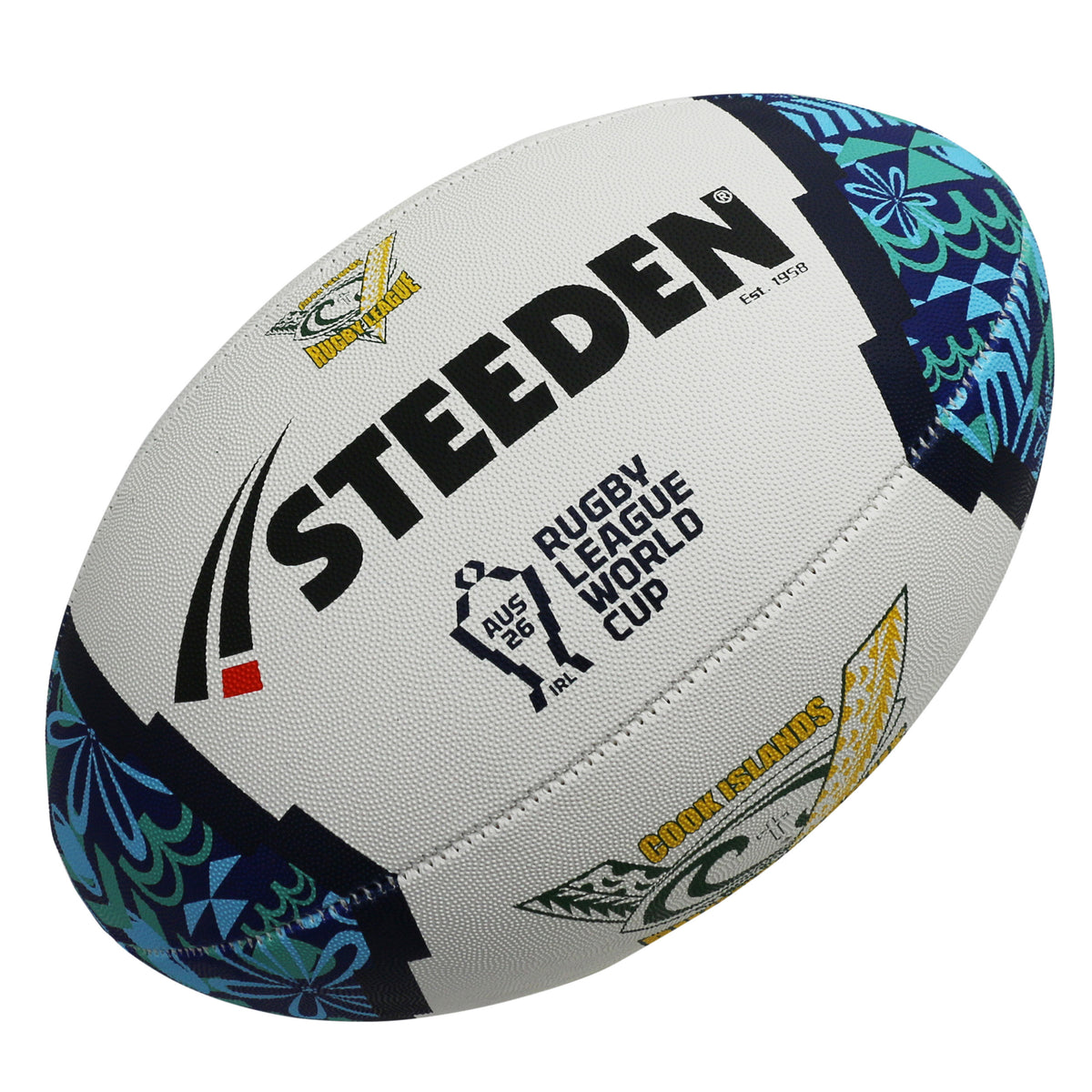 Steeden Rugby League World Cup 2026 COOK ISLANDS Supporter Ball
