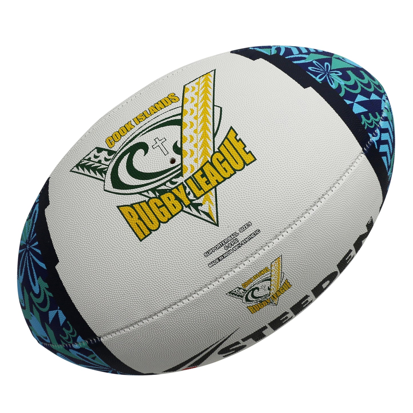 Steeden Rugby League World Cup 2026 COOK ISLANDS Supporter Ball