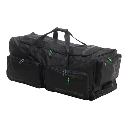 Kookaburra Ghost Pro Players Tour Wheelie Cricket Bag Black