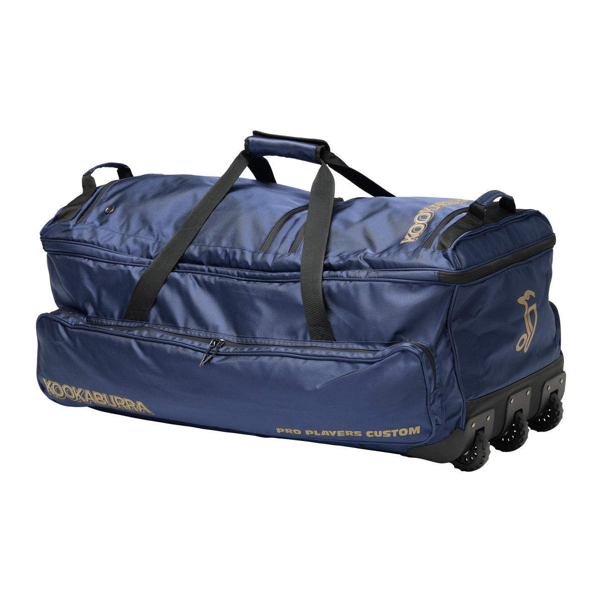 Kookaburra Pro Players Custom Wheelie Cricket Bag Black