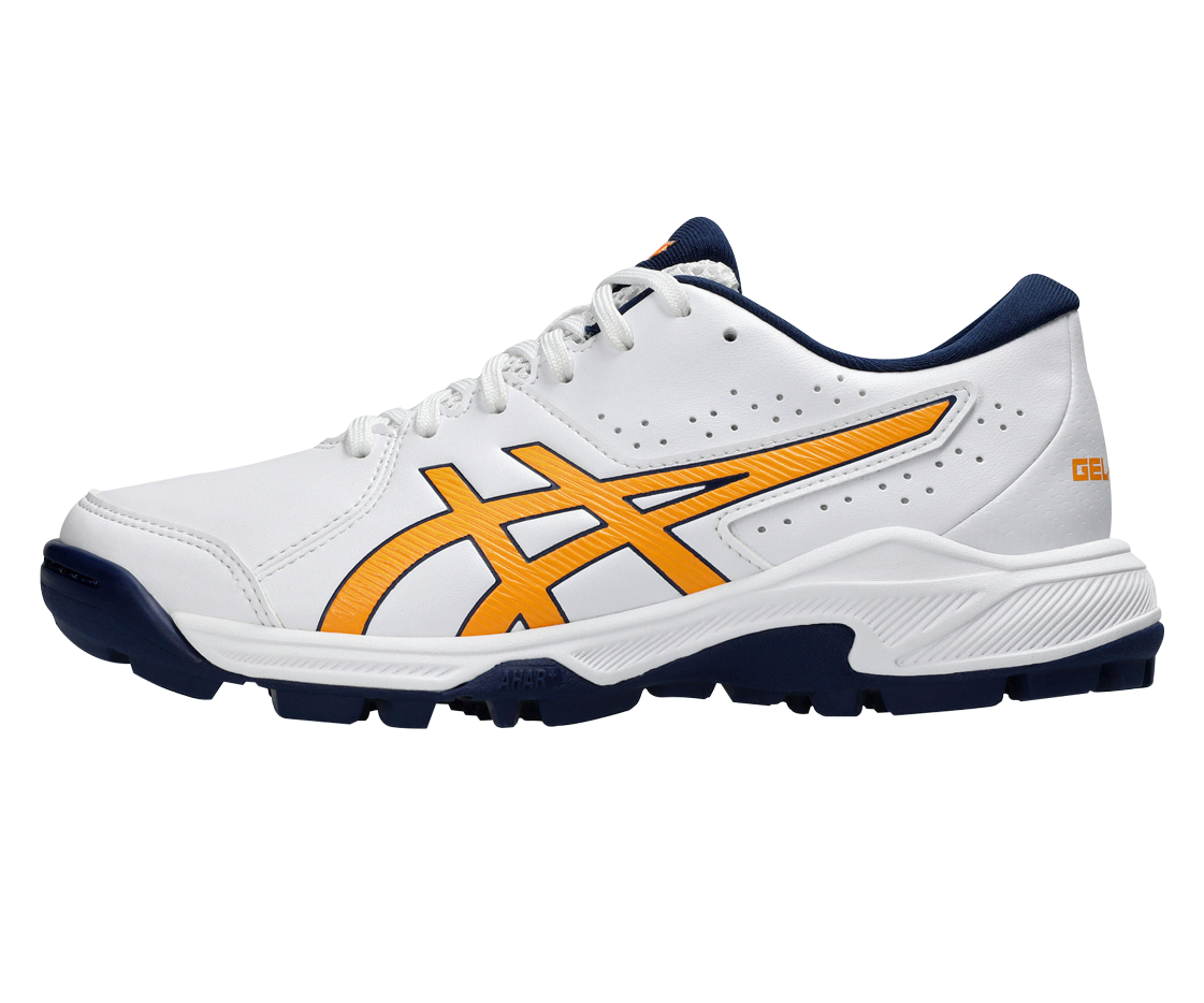 Asics Gel Peake 2 Cricket Shoe White/Stadium Orange