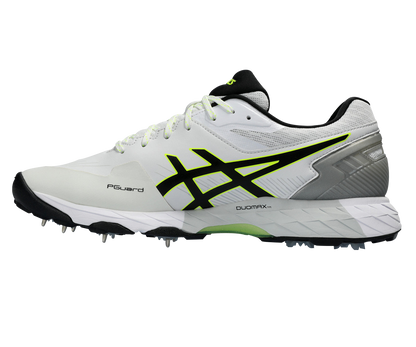 Asics 350 Not Out FF Cricket Spikes Shoe White/Black