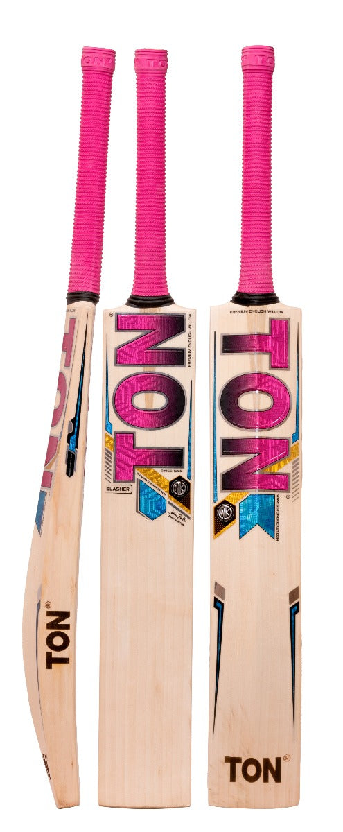 SS TON Slasher Short Handle English Willow Cricket Bat