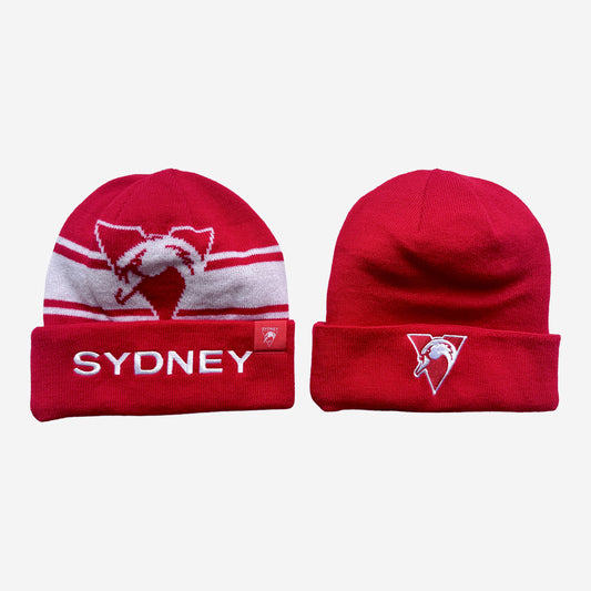 AFL TRANSFORM BEANIE SYDNEY SWANS