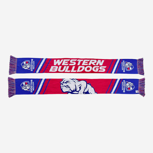 AFL VELOCITY SCARF WESTERN BULLDOGS