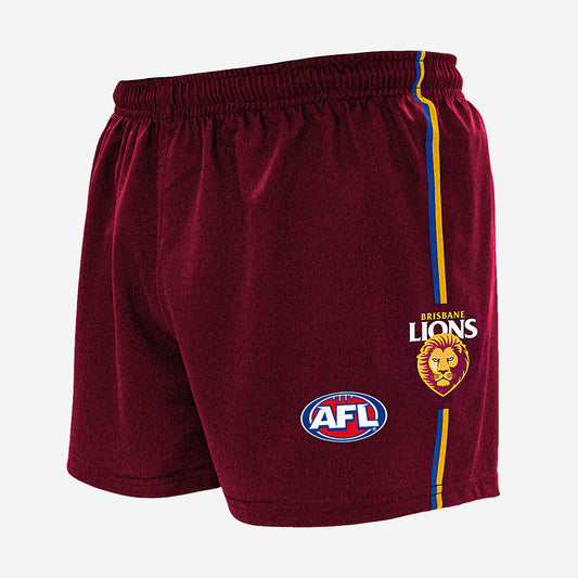 BRISBANE LIONS AFL REPLICA SHORTS