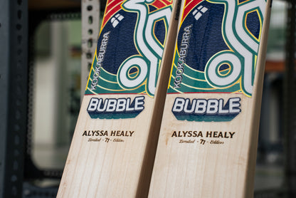 Kookaburra Retro Bubble ALYSSA HEALY Limited Edition English Willow Cricket Bat