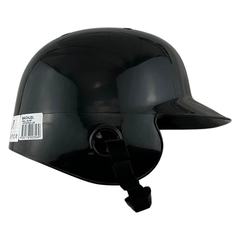 ALLIANCE BASEBALL HELMET WITH STRAP BLACK