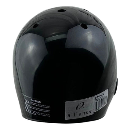 ALLIANCE BASEBALL HELMET WITH STRAP BLACK