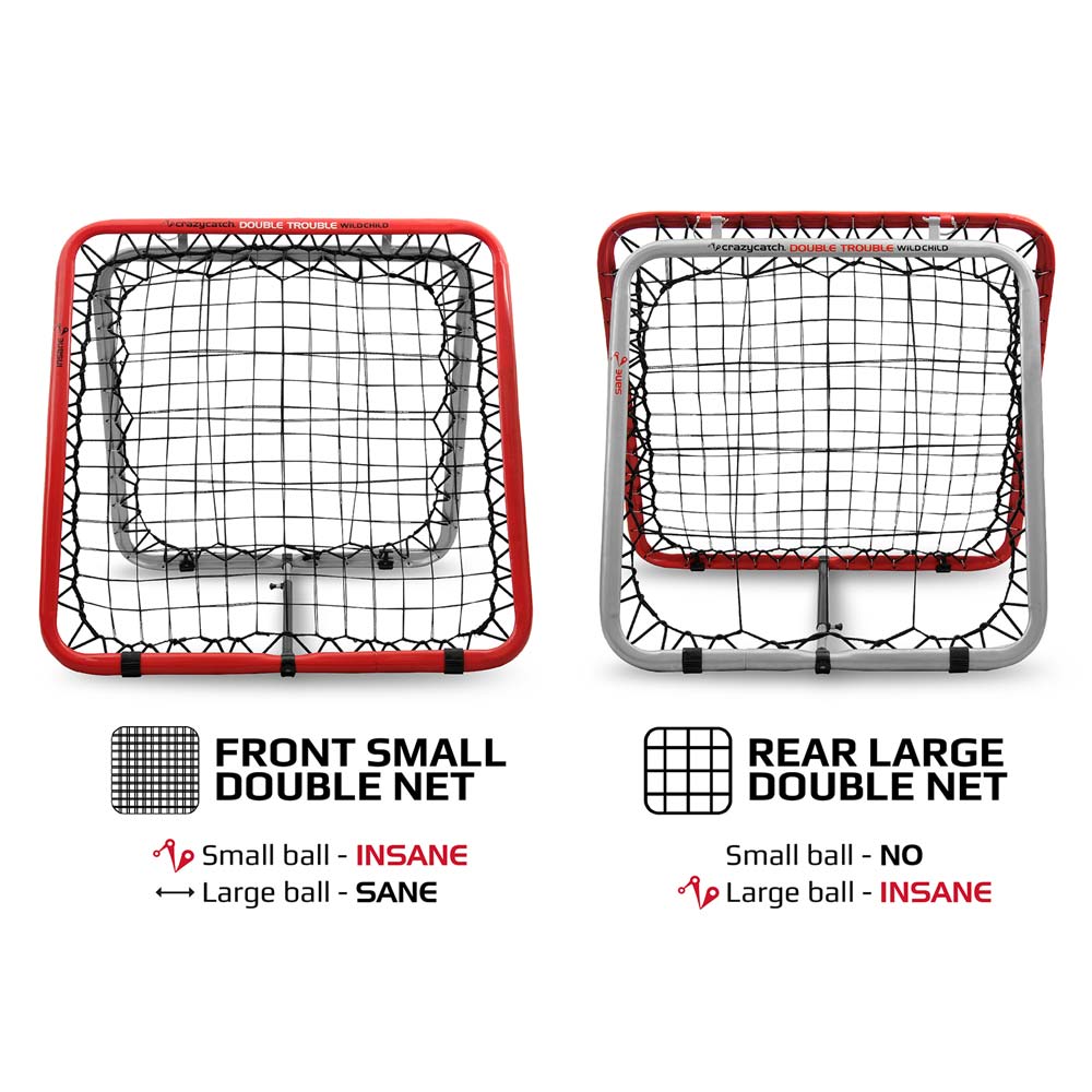 CRAZY CATCH PROFESSIONAL DOUBLE TROUBLE BALL REBOUNDER