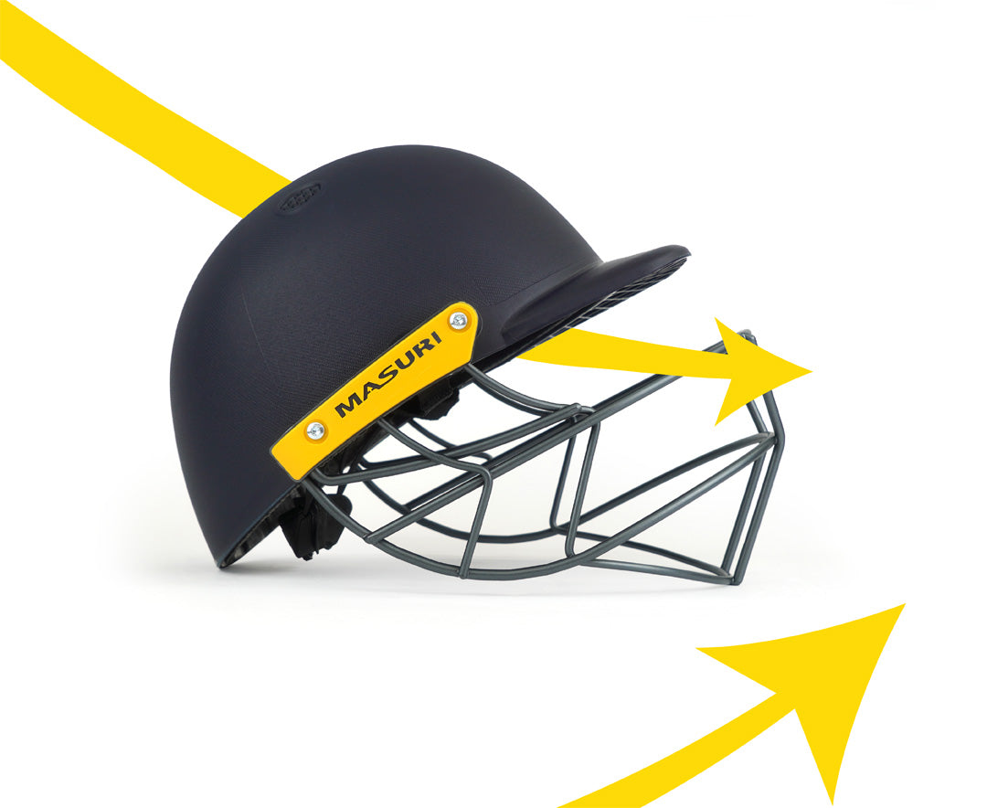 Masuri Cline Steel Senior Cricket Helmet with Neck Guard New 2026