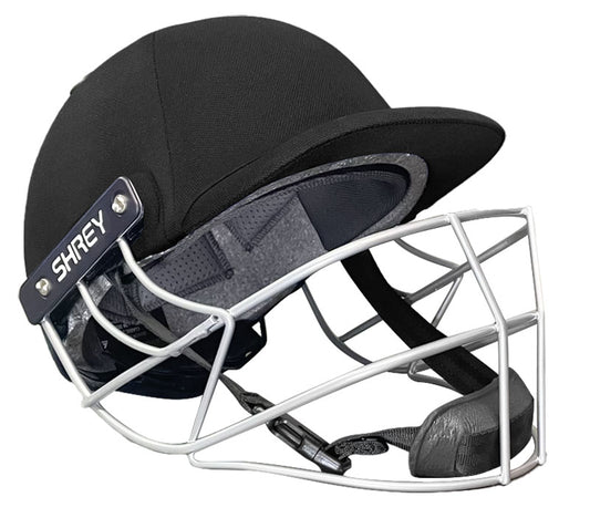 Shrey Classic 2.0 Cricket Helmet Black with Neck Guard