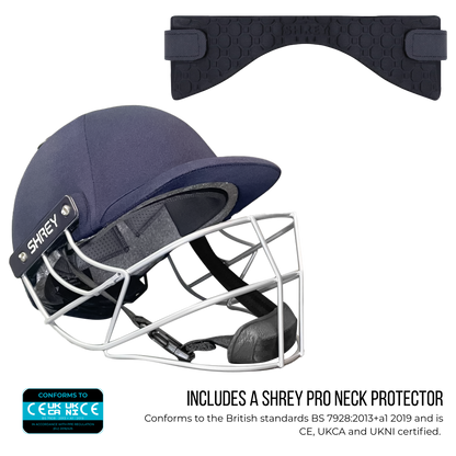 Shrey Classic 2.0 Cricket Helmet Black with Neck Guard