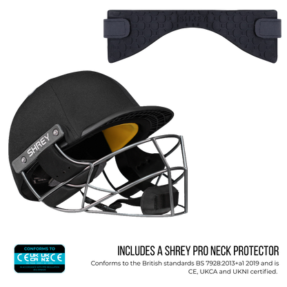 Shrey Elite Pro Titanium Grill Cricket Helmet with Neck Guard