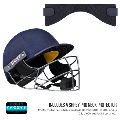 Shrey Elite Pro Titanium Grill Cricket Helmet with Neck Guard