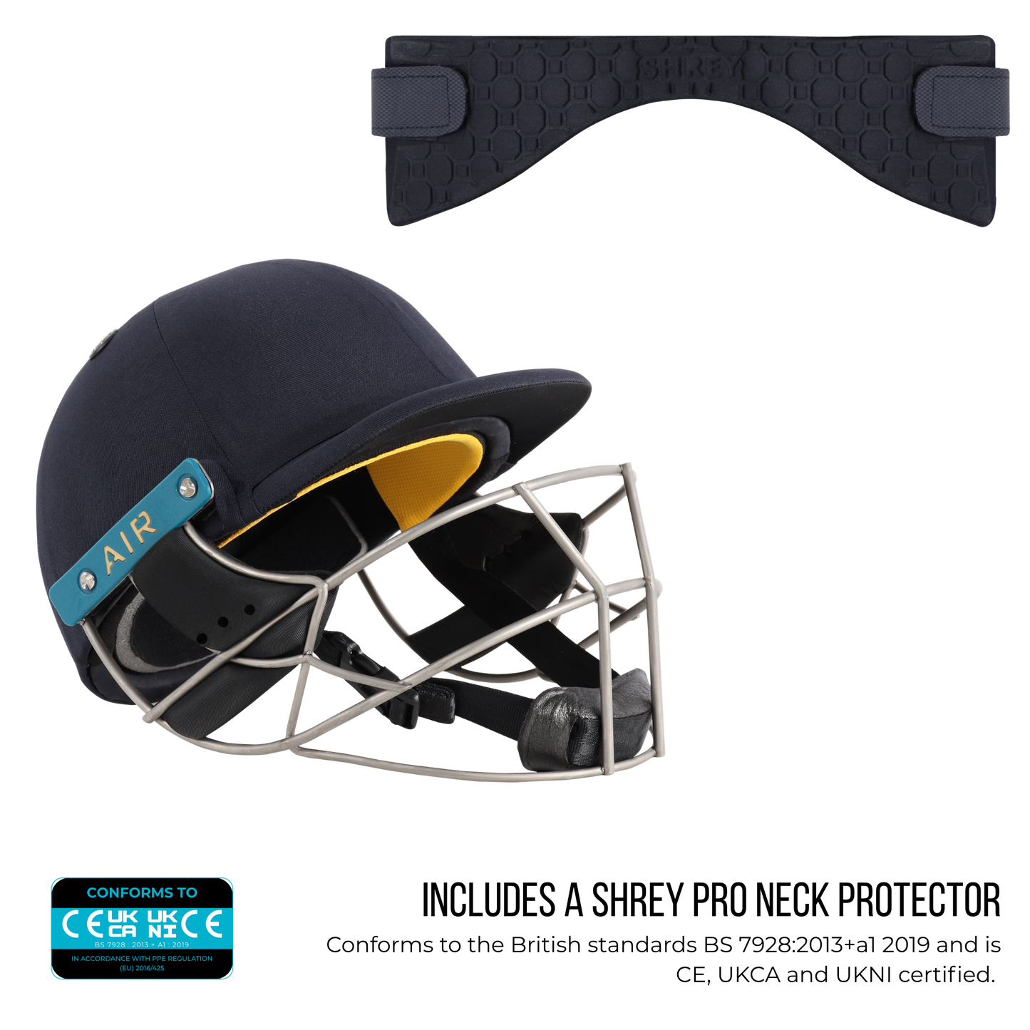 Shrey MasterClass Air 2.0 Titanium Cricket Helmet with Neck Guard
