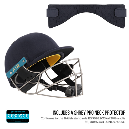 Shrey MasterClass Air 2.0 Titanium Cricket Helmet with Neck Guard