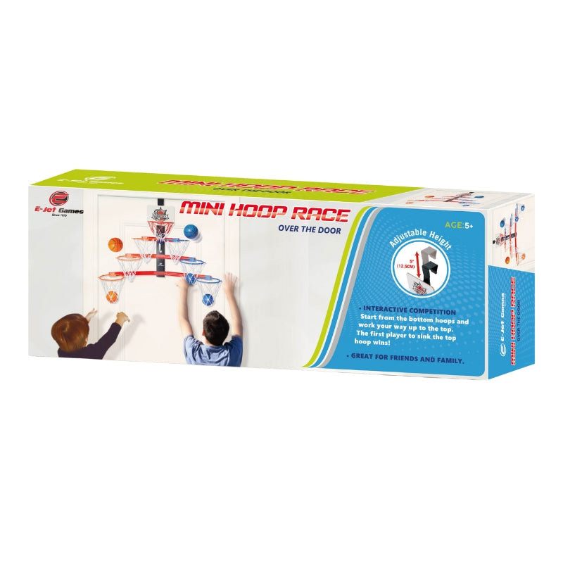 E-JET GAMES MINI BASKETBALL HOOP RACE SET