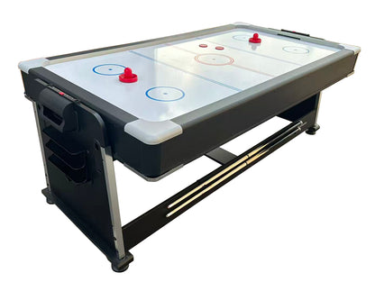 ALLIANCE 4 IN 1 COMBO GAMES TABLE - BLACK / GREEN FELT