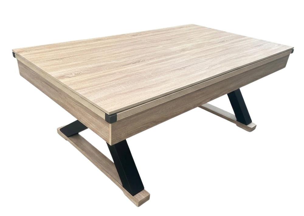 ALLIANCE PDX POOL TABLE 7FT BEECH/ BLACK FELT WITH MDF TOP