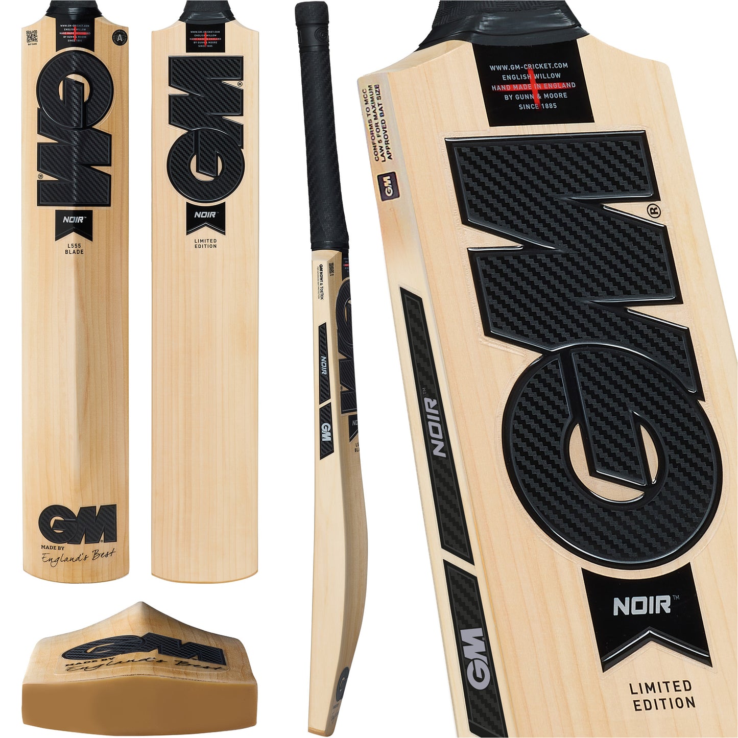 GM NOIR DXM LIMITED EDITION TTNOW English Willow Cricket Bat