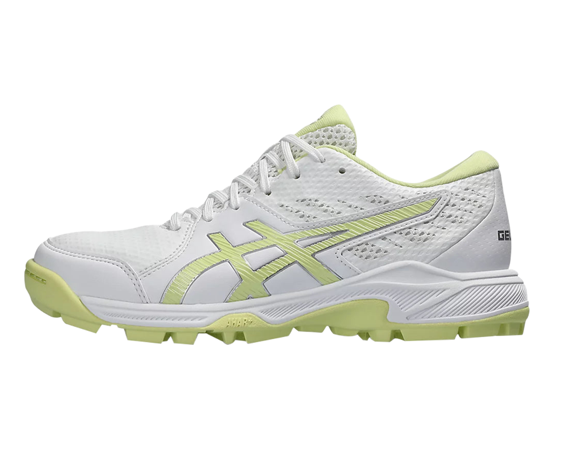 Asics Gel Peake 2 Women's Cricket Rubber Shoe White/Huddle Yellow