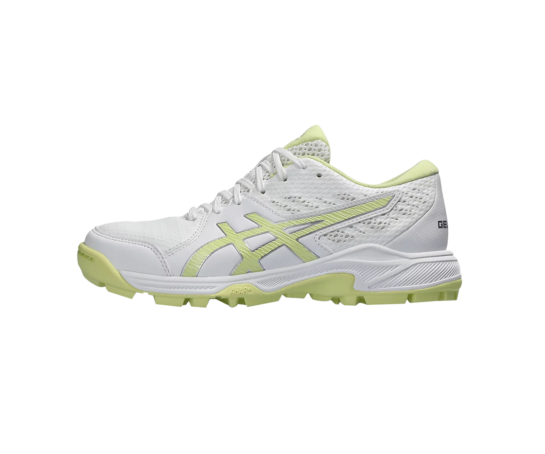 Asics Gel Peake 2 Women's Cricket Rubber Shoe White/Huddle Yellow