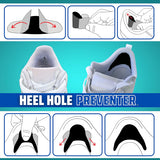 Shoe Heel Hole Preventer White