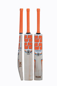 SS Orange Short Handle English Willow Cricket Bat