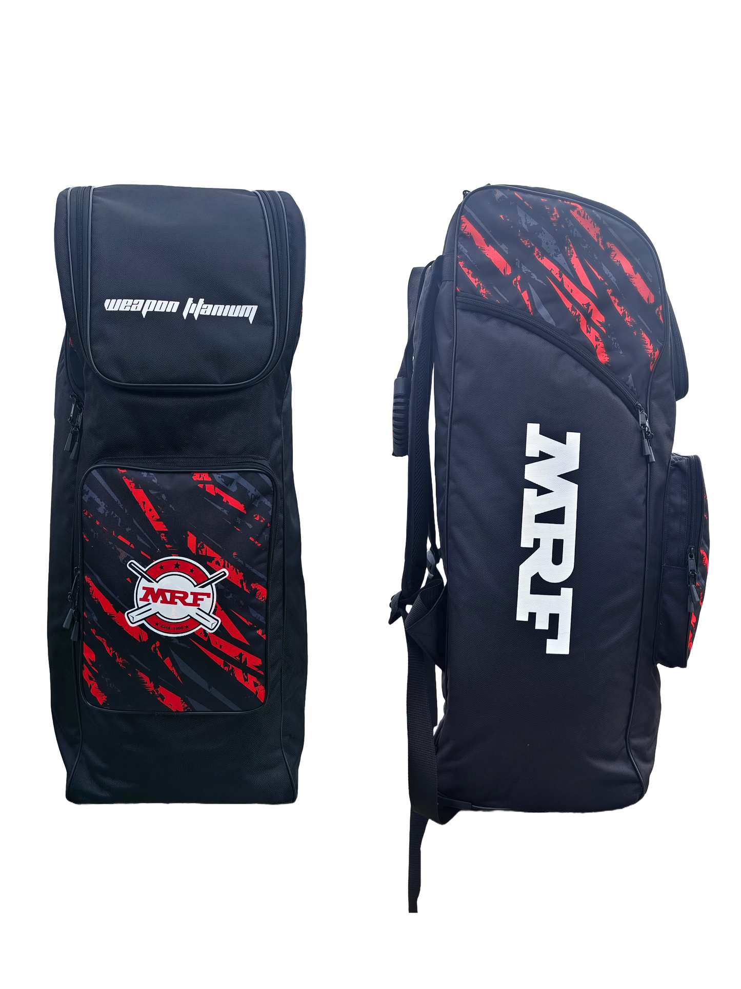 MRF Weapon Titanium Duffle Wheelie Kit Bag
