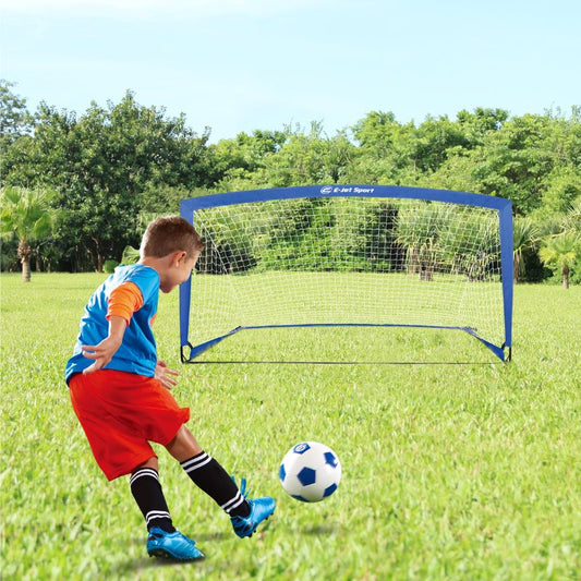 E-JET RECTANGULAR POP UP SOCCER GOAL - 2M x 1M