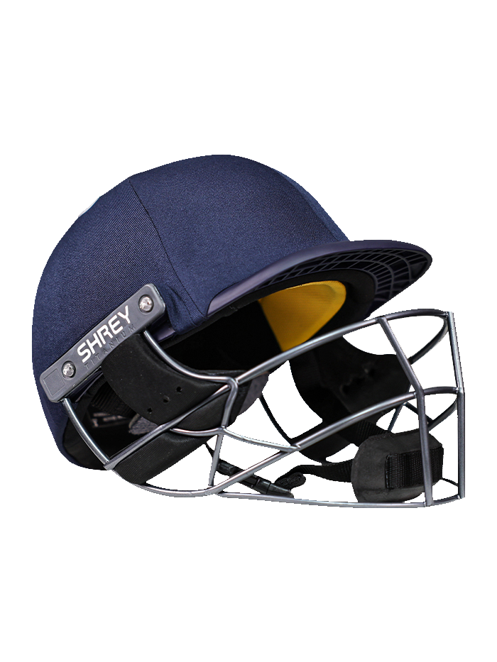 Shrey Elite Pro Titanium Grill Cricket Helmet with Neck Guard