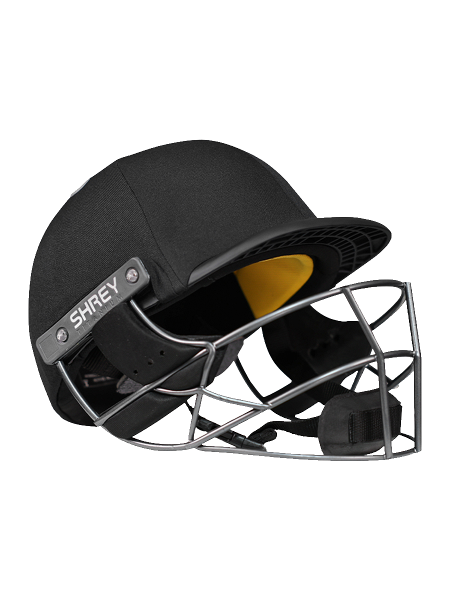 Shrey Elite Pro Titanium Grill Cricket Helmet with Neck Guard