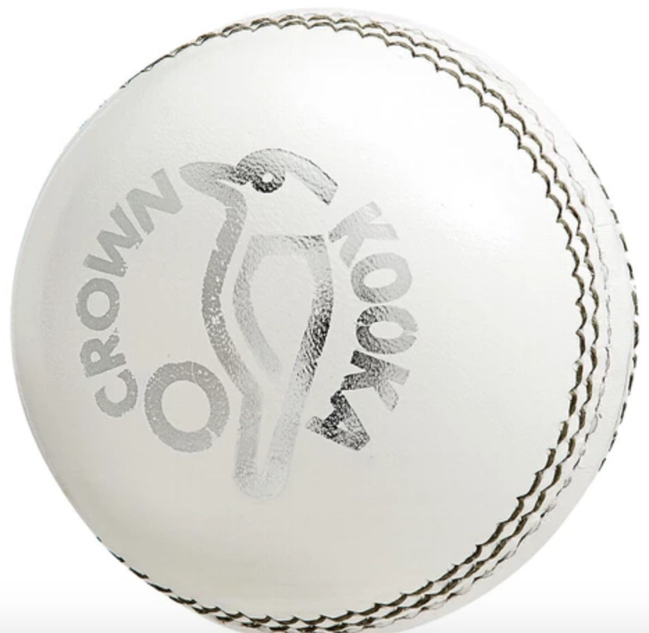 Kookaburra Crown White Cricket Ball 142 grams
