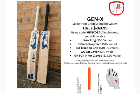 GA GenX English Willow Bat