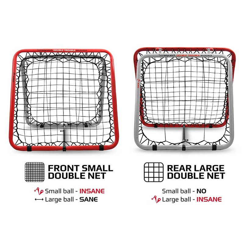 CRAZY CATCH PROFESSIONAL DOUBLE TROUBLE BALL REBOUNDER