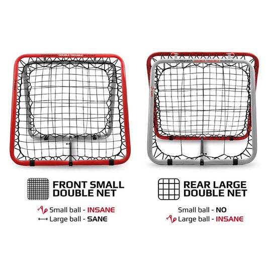CRAZY CATCH PROFESSIONAL DOUBLE TROUBLE BALL REBOUNDER