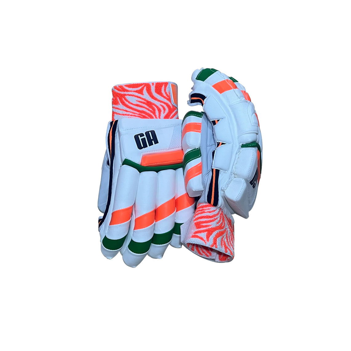 GA Savage Tri Color Cricket Batting Gloves