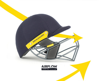 Masuri Tline Steel Senior Cricket Helmet with Neck Guard New 2026