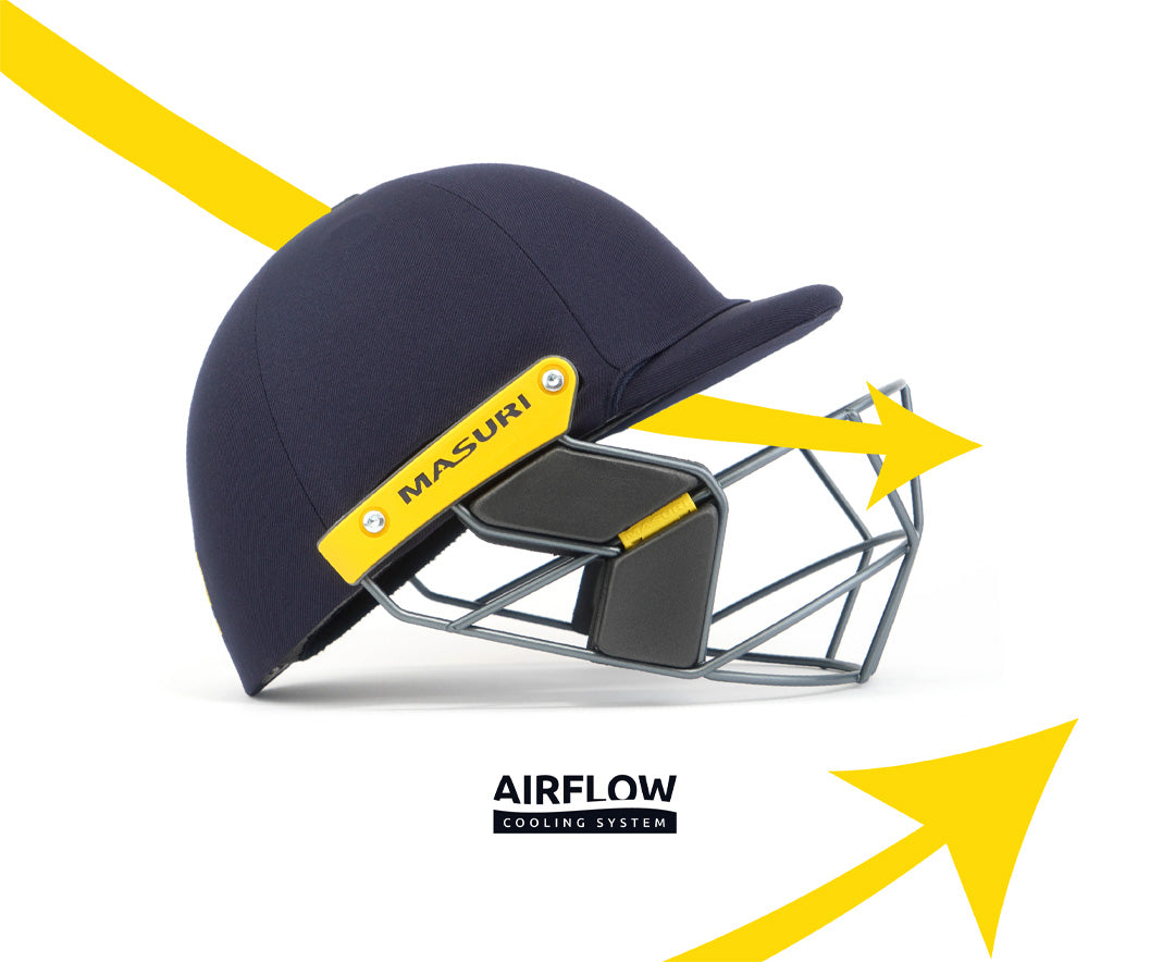 Masuri TLine Steel Junior Cricket Helmet with Neck Guard New 2026